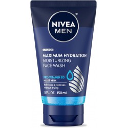 NEW NIVEA MEN Protect & Care Refreshing Face Wash, Men’s Face Cleanser with Pro-Vitamin B5 & Aloe Vera, Moisturizing Men's Face Wash, No Drying Alcohol, Dermatologically-Tested Skin Care, 150mL