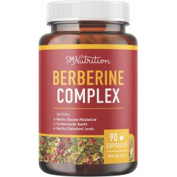 NEW EXP: 10/2025 - Berberine HCL Supplement | 1000mg | High Potency | Support Glucose Metabolism & Cardiovascular Health | 500mg Per Capsule | With Bitter Melon | Non-GMO, Third-Party Tested | 90 Ct. (45-Day Supply)