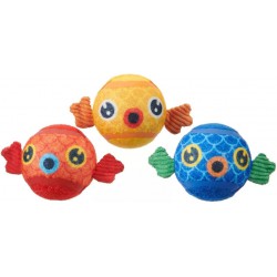 NEW BARK Dog Toys - Puppy Guppies Trio of Tennis Balls for Tough Chewers - Fun Fetch Dog Toy - Perfect for Playful Pups - Durable, Engaging, and Entertaining - Dog Toys to Keep Them Busy