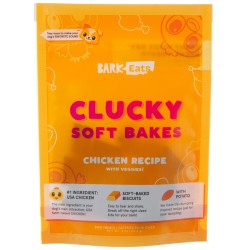 NEW BBD: 04/15/2025 - BARK EATS Clucky Soft Bakes - CHICKEN RECIPE WITH VEGGIES - 114G