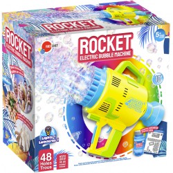 NEW Rocket Electric Bubble Machine - Multi Colour