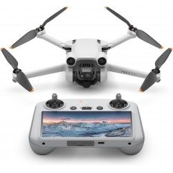 NEW (READ NOTES) DJI Mini 3 Pro (DJI RC) – Lightweight and Foldable Camera Drone with 4K/60fps Video, 48MP Photo, 34-min Flight Time, Tri-Directional Obstacle Sensing, Ideal for Aerial Photography and Social Media, Grey
