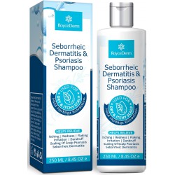 NEW EXP: 6/20/2026 - 250ML - Seborrheic Dermatitis Shampoo, Psoriasis Shampoo, Folliculitis Shampoo, Scalp Psoriasis Shampoo, Dandruff Shampoo, Dry Itchy Scalp, Provides Soothing Relief