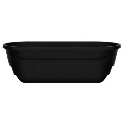 NEW Hometrends 24in Over Rail Window Box Planter BLACK