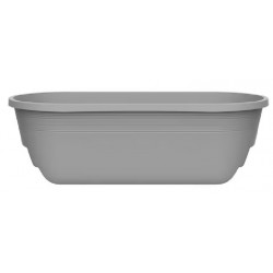 NEW Hometrends 24in Over Rail Window Box Planter GREY