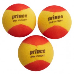 NEW PRINCE 36 Foam - Reduced Speed Tennis Balls (Pack of 3 Balls)