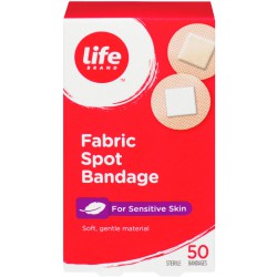 NEW 50/PACK Life Brand Lb Sensitive Skin Spots - 7/8 DIAMETER