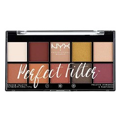 NEW NYX PROFESSIONAL MAKEUP perfect filter shadow palette, rustic antique, 0.6 ounce