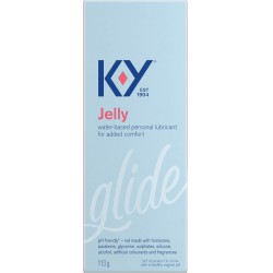 NEW EXP: 03/2026 - 113G - K-Y Jelly, Vaginal Lube Moisturizer and Personal Lubricant, Recommended by Gynecologists, 113 g (Packaging may vary)