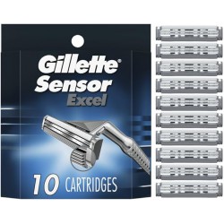 NEW Gillette SensorExcel Cartridges 10 Count