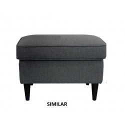 NEW Manusite Upholstered Ottoman WITH STORAGE