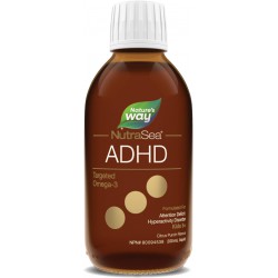 NEW EXP: OCT/30/2025 - NutraSea ADHD Targeted Omega-3, 940 mg of EPA + DHA, 80 mg of GLA, 500 IU Vitamin D3, 200 ml Liquid