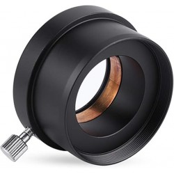 NEW 2 to 1.25 Telescope Eyepiece Mount Adapter Black Metal Accessories Adaptor for Telescope Prime Focus and Photography