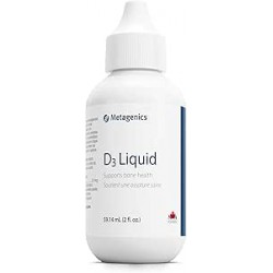 NEW EXP: 8/2026 - Metagenics - D3 Liquid - 59.14 mL - 2 fl oz