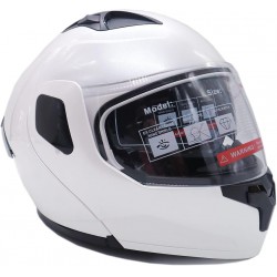 NEW MEDIUM Motorcycle Casco Dual Visor Flip up Modular Full Face Helmet DOT