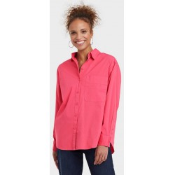 NEW MEDIUM Woen's Long Sleeve Oversized Button-Down Boyfriend Shirt - a New Day