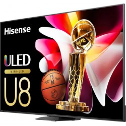 AS IS - SEE PHOTOS - SALVAGE - Hisense - 75 Class U8 Series Mini-LED 4K UHD QLED Smart Google TV (2024)