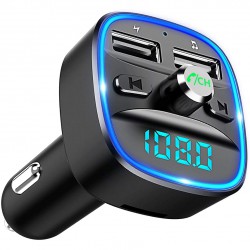 NEW T25 Bluetooth FM Transmitter, Bluetooth MP3 Player Wireless Radio Adapter Kit Car charger QC 3.