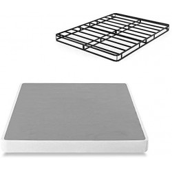 NEW ZINUS 5 Inch Metal Smart Box Spring / Mattress Foundation / Strong Metal Frame / Easy Assembly, Full, White