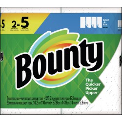 NEW Bounty Select-A-Size Paper Towel, Double Rolls,