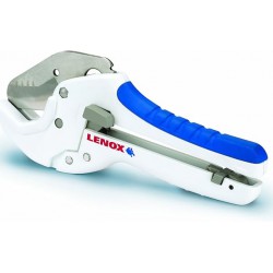 NEW LENOX Tools PVC Cutter, Ratcheting, Up To 1-5/8-Inch Diameter (12123R1) , White