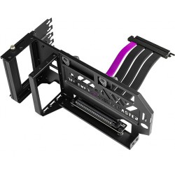 NEW *READ NOTES* Cooler Master MasterAccessory Vertical GPU Card Holder Kit V3 Black, Premium Riser Cable PCI-E 4.0 x16-165mm, PCIe 3.0 Compatible, Adjustable Length for E-ATX|ATX|Micro ATX Case (MCA-U000R-KFVK03)