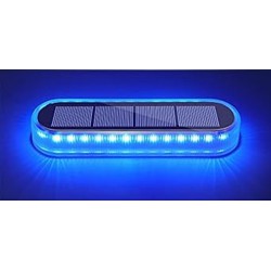 NEW - SOLAR POWERED DECK LIGHT 1 PIECE (BLUE)