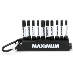 NEW MAXIMUM Mixed Hex Bit Carabiner Clip Set, 10-pc#054-3782-2