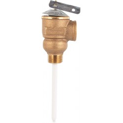 NEW Camco 10423 RV 1/2-Inch Temperature and Pressure Relief Valve with 4-Inch Probe