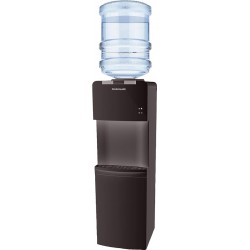 LIGHTLY USED Frigidaire EFWC498 - Top Loading Cooler Dispenser -Hot & Cold Water - Child Safety Lock - Innovative Slim & Sleek Design, Holds 3 or 5 Gallon Bottles - Black