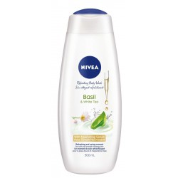 NEW NIVEA Basil & White Tea Body Wash, 500mL