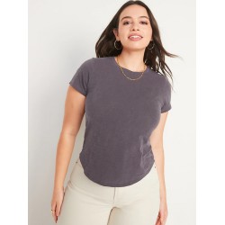 NEW 3X WOMEN'S Short-Sleeve EveryWear Slub-Knit T-Shirt | Old Navy