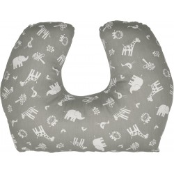 NEW Jolly Jumper Babysitter Cushion, Grey/White