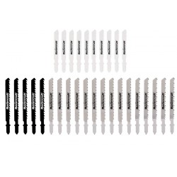 NEW Mastercraft T-Shank HCS Jigsaw Blade Set for Wood, Metal, 30-pc#054-0941-2