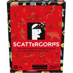 NEW Scattergories Classic Game, Party Game for Adults and Teens Ages 13 and Up, Board Game for 2+ Players (English & French)