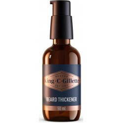 NEW King C. Gillette Beard Thickener formulated with Vitamin B complex and Caffeine, 50mL