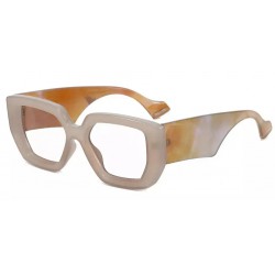 NEW MICKEY THICK RETRO STYLE MARBLE DETAILED UNISEX ANTI BLUE LIGHT FRAMES