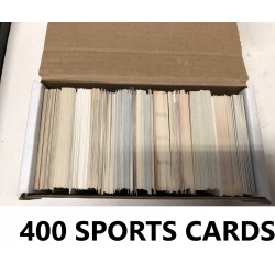 ASSORTED SPORTS CARDS LOT - 400 CARDS - LATE 80'S EARLY 90'S - PRIMARILY BASEBALL AND HOCKEY