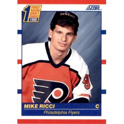1990-91 Score Mike Ricci Rookie #433