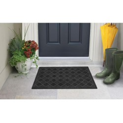 NEW Diamond Pin 18-inch x 30-inch Black Heavy Duty Rubber Floormat, Mainstays 18-inch x 30-inch Rubber Floormat