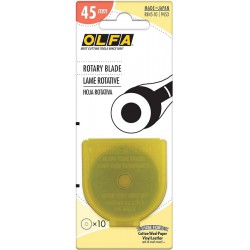 NEW Olfa 9453 RB45-10 45mm Rotary Blade, 10-Pack