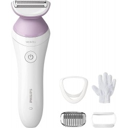 NEW Philips Female Grooming Lady Shaver Series 6000, Cordless Wet & Dry use, 4 accessories, BRL136/00