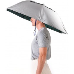 NEW Luwint 36'' Diameter Adjustable Fishing Gardening Folding Umbrella Hat Headwear