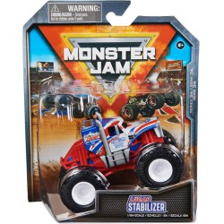 NEW Monster Jam, Official Lucas Stabilizer Monster Truck, Die-Cast Vehicle, 1:64 Scale, Kids Toys for Boys Ages 3 and up