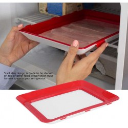 NEW Food Preservation Trays Reusable Food Preservation Tray Vacuum Seal Stackable Food Storage Container Kitchen Tools