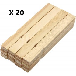 NEW 20/PACK RONA 12'' Craft Wood, Paint Paddles/Stirrers