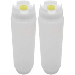 NEW FIFO - 16 oz Squeeze Plastic Bottle For Kitchen (2-Pack)