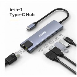 NEW Adapter MAIWO 6in1 USB-C ADAPTER