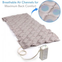 NEW SereneLife Pressure Mattress Air Bubble Pad-Includes Electric Pump System Quiet,Inflatable Bed Air for Pressure,Ulcer and Pressure Sore Treatment-Standard Hospital Bed Size (SLAIRMATR45)