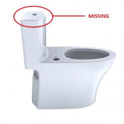 NEW WITH MINOR ISSUE Aquia Dual-Flush Elongated One-Piece Toilet (Seat Not Included)